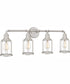 Ludlow Extra Large 4-light Bath Light Brushed Nickel
