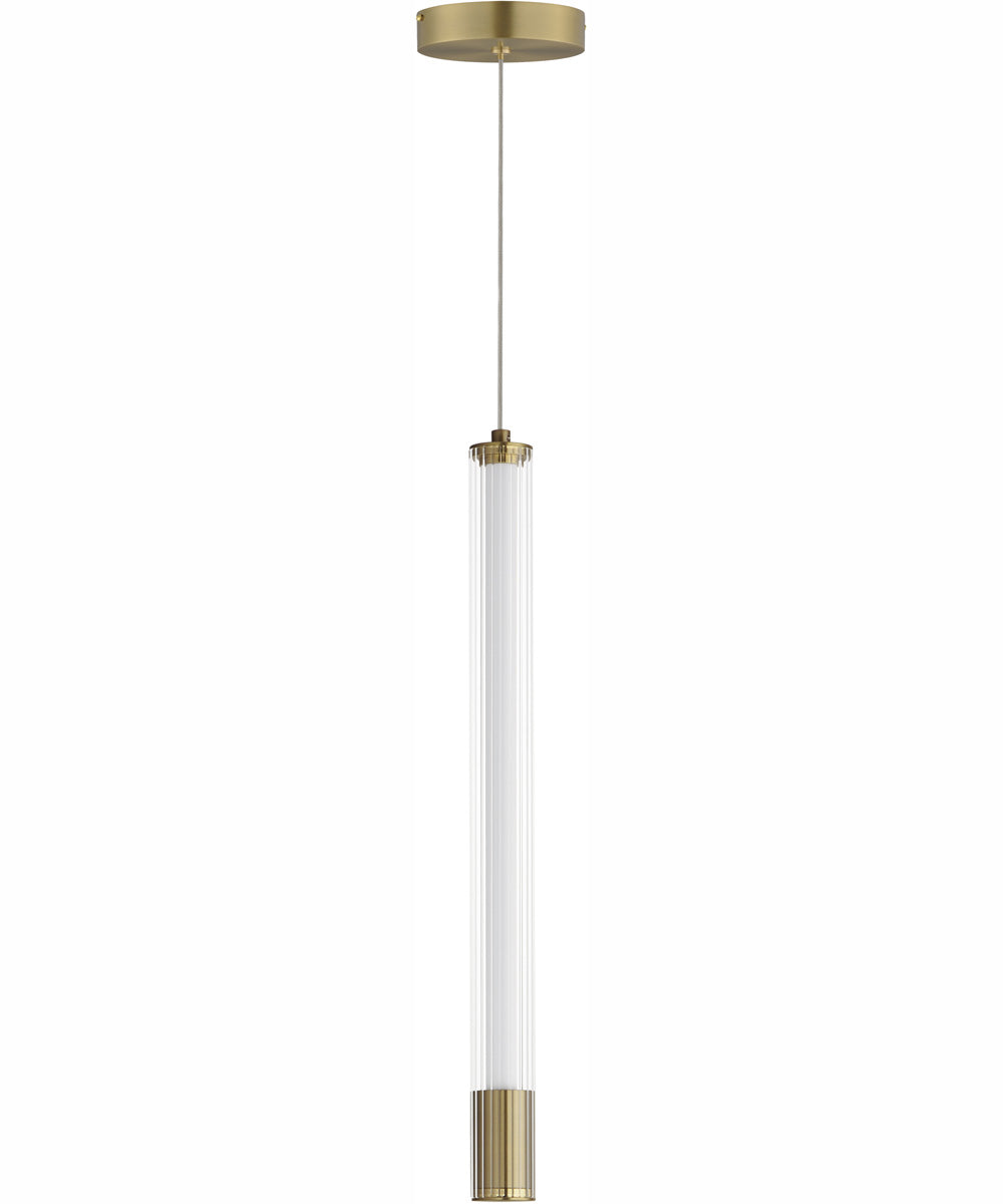 Cortex 18 inch LED Pendant Natural Aged Brass