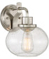 Trilogy Small 1-light Wall Sconce Brushed Nickel