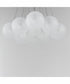 Burst 12-Light LED Pendant - Frost Satin Nickel