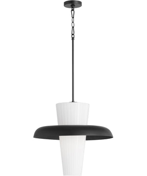 1-light Pendant Matte Black