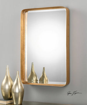 30"H x 20"W Crofton Antique Gold Mirror