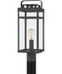 Keaton Large 1-light Outdoor Post Light  Coastal Armour Aluminum Mottled Black