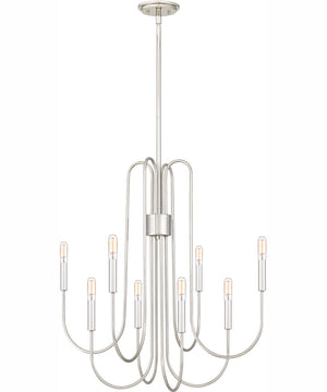Cabry 8-light Chandelier Polished Nickel