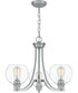 Pruitt 3-light Chandelier Brushed Nickel