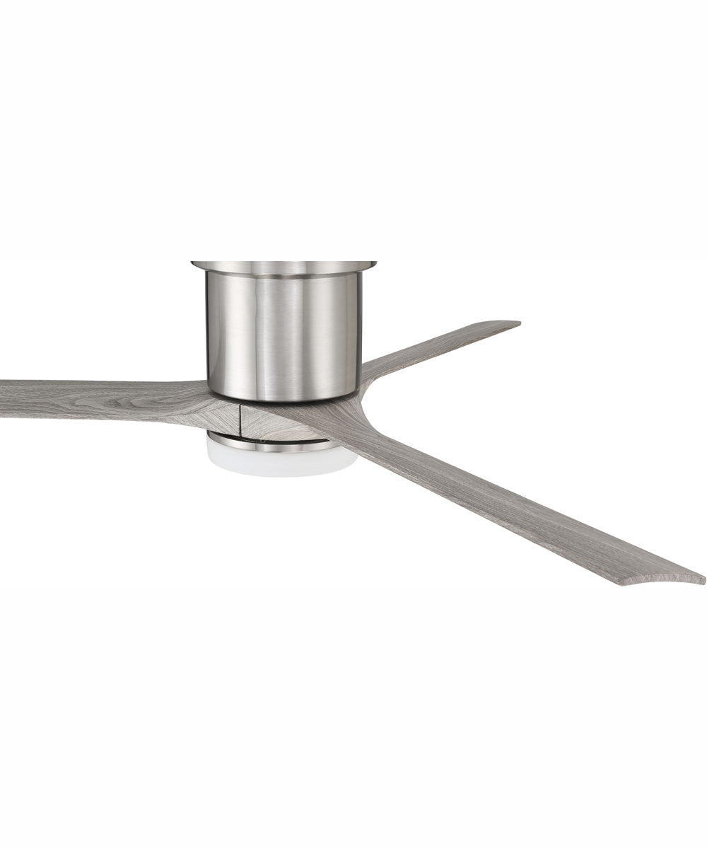 60" Burke 1-Light Ceiling Fan Brushed Polished Nickel