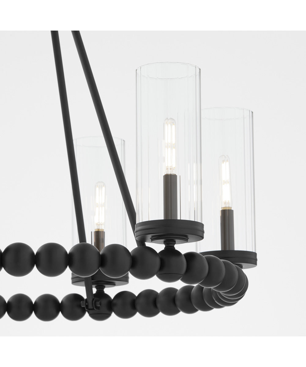 Tamara Day's Lee Boulevard 6-light Chandelier Matte Black