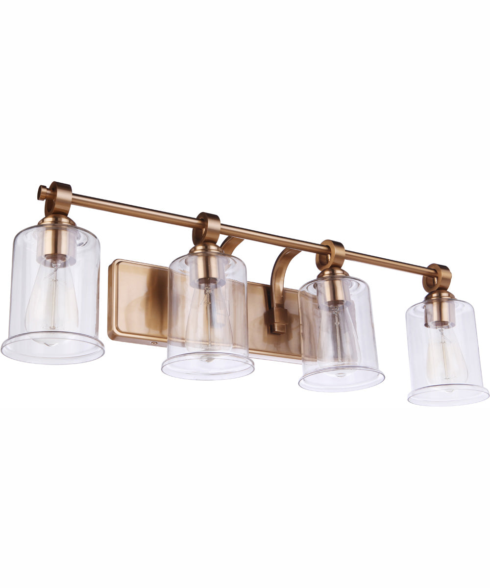Romero 4-Light Vanity Satin Brass