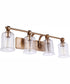 Romero 4-Light Vanity Satin Brass
