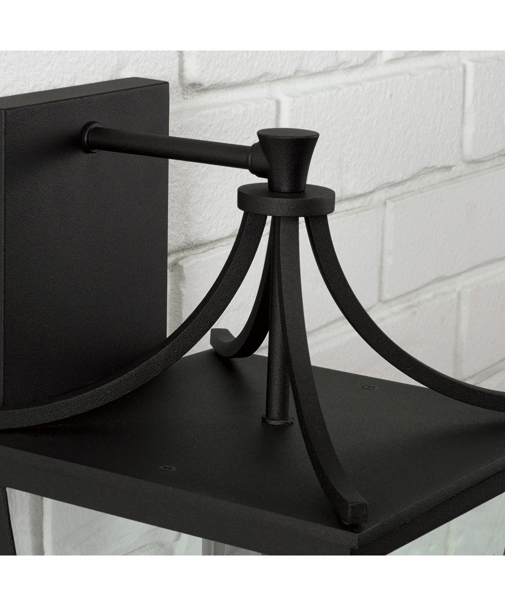 Adair 1-Light Outdoor Wall-Lantern Rain or Shine - Black