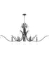 Majesty 8-light Chandelier Matte Black