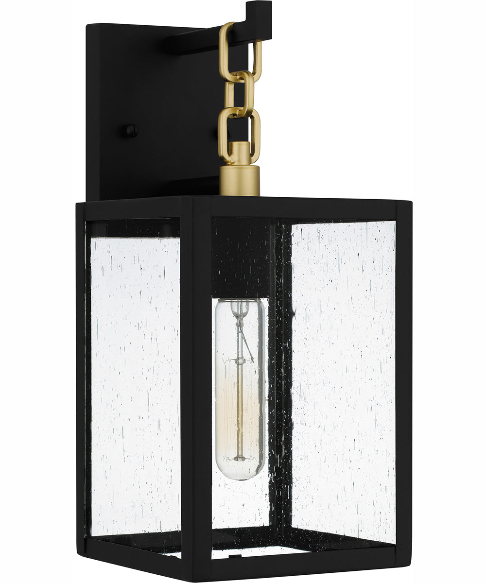 Anchorage Medium 1-light Outdoor Wall Light  Coastal Armour Steel Matte Black