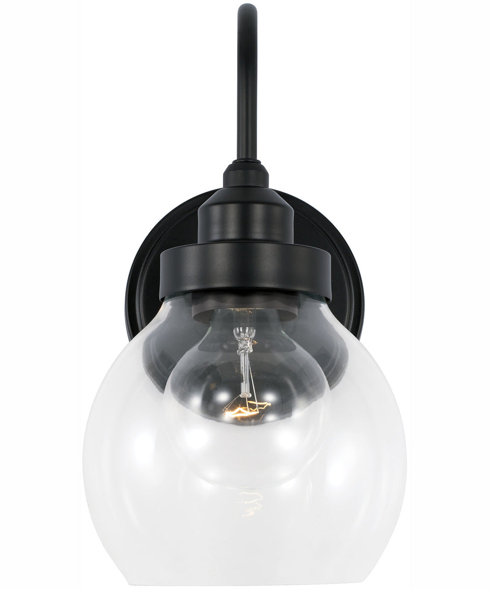 Brecken 1-Light Sconce Matte Black