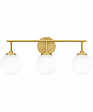 Eloise Large 3-light Bath Light Aged Brass