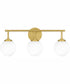 Eloise Large 3-light Bath Light Aged Brass