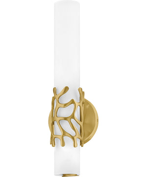 Lyra LEDSmall LED Sconce in Lacquered Brass