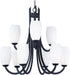 Taylor 9-Light Chandelier Textured Black