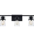 Knox Large 3-light Bath Light Matte Black
