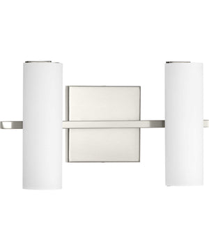 Colonnade LED 2-Light LED Bath & Vanity Brushed Nickel