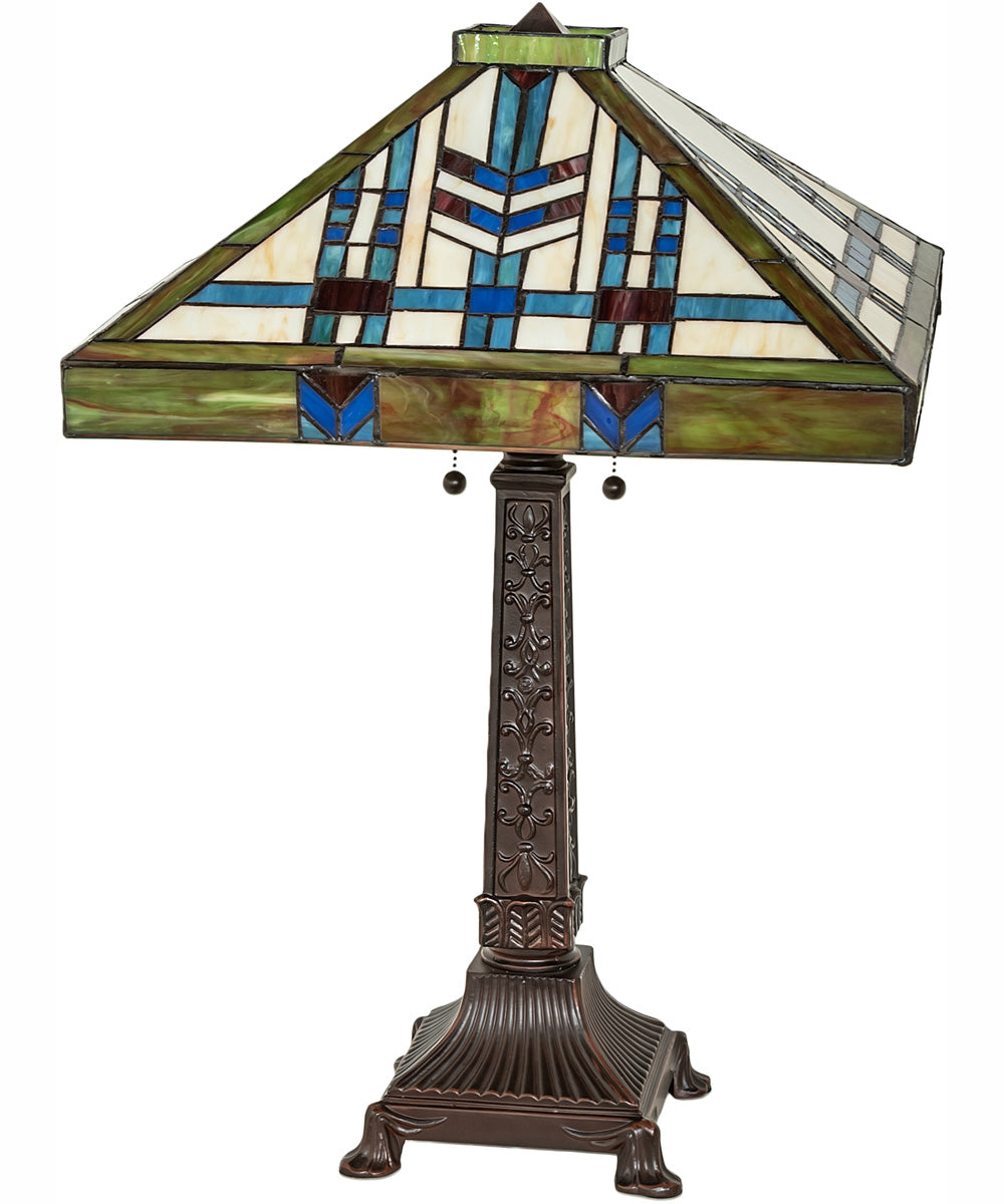 25" High Prairie Wheat Table Lamp