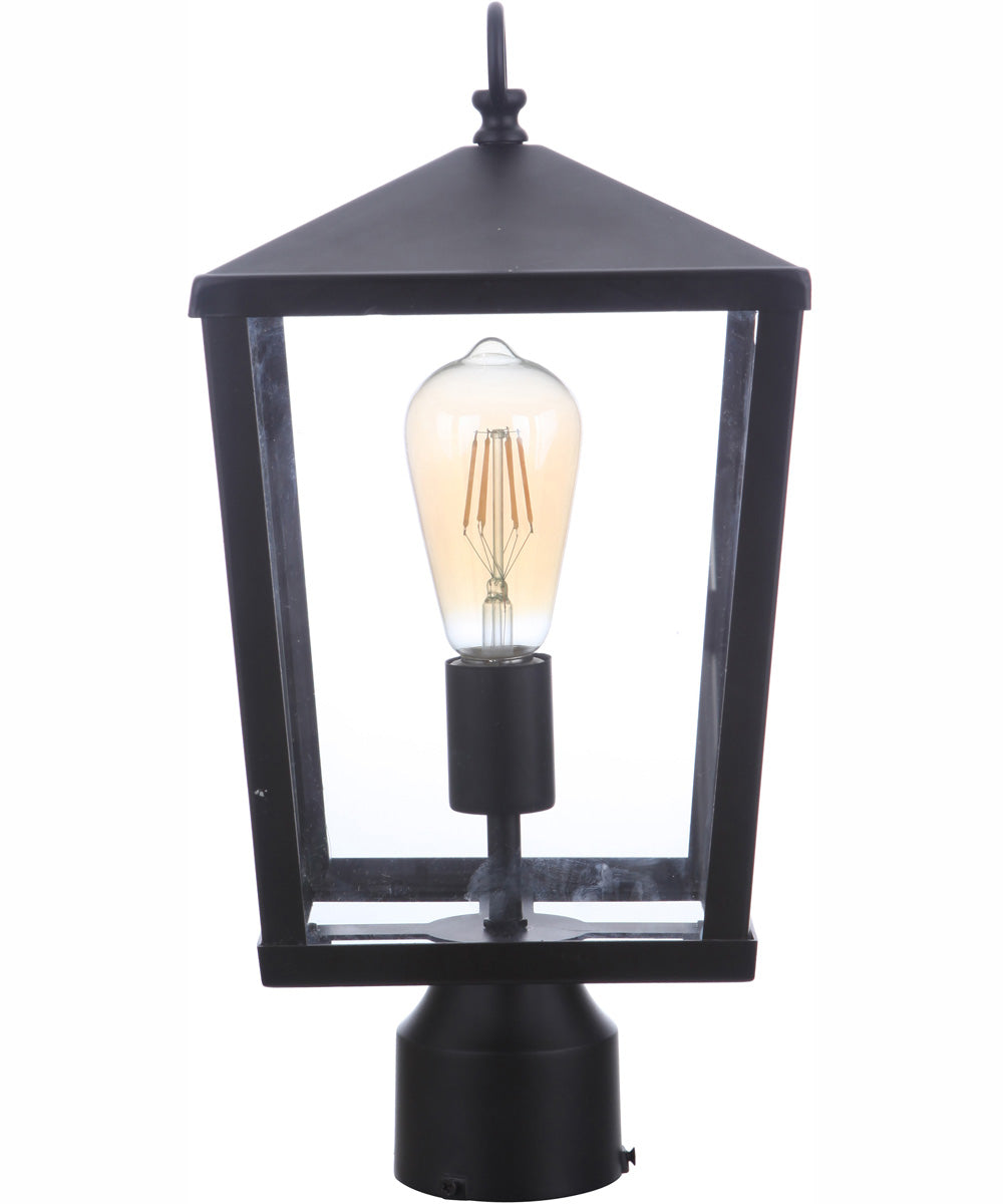 Olsen 1-Light Outdoor Post Mount Midnight