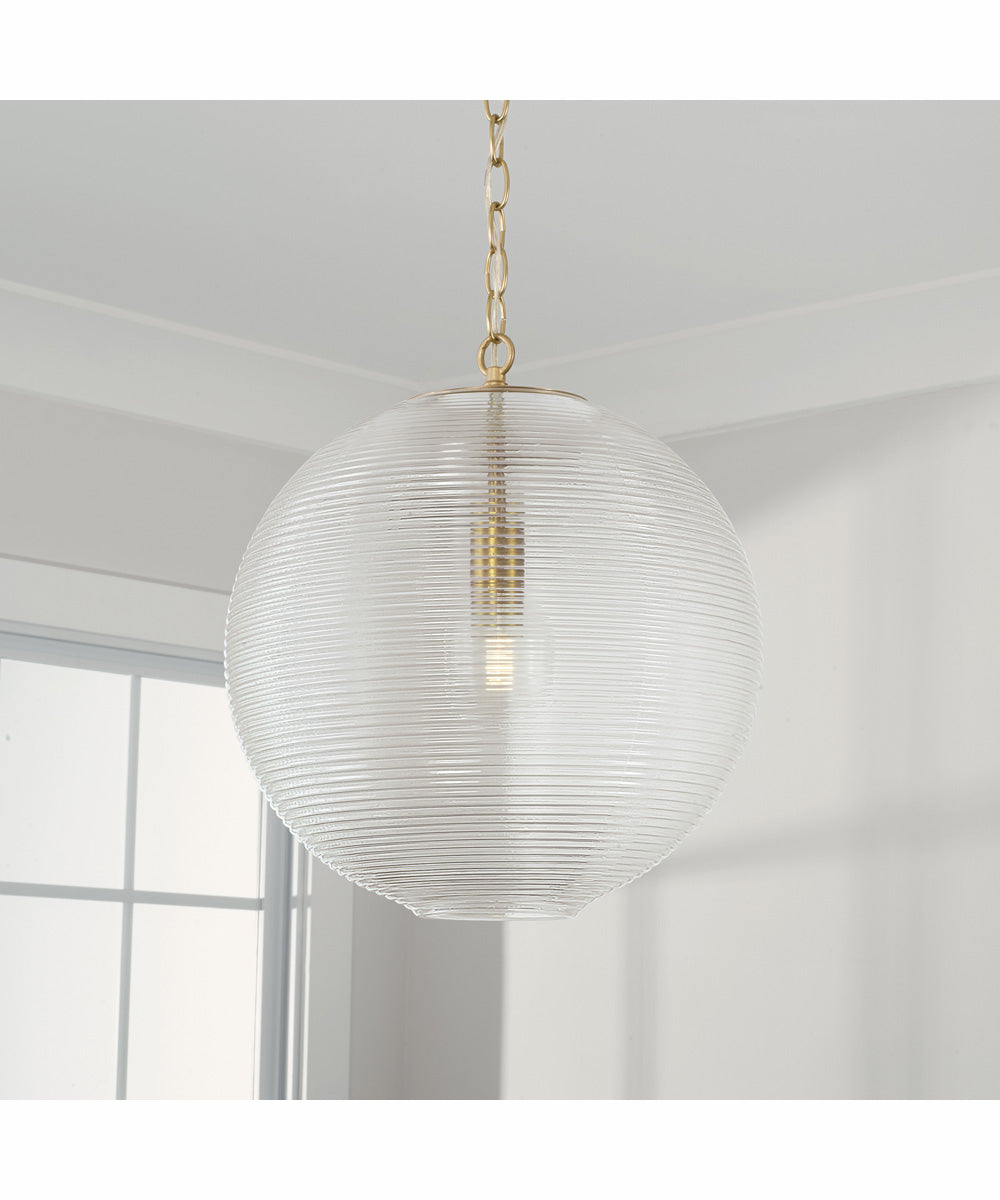 Dolan 1-Light Pendant Matte Brass