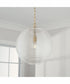 Dolan 1-Light Pendant Matte Brass