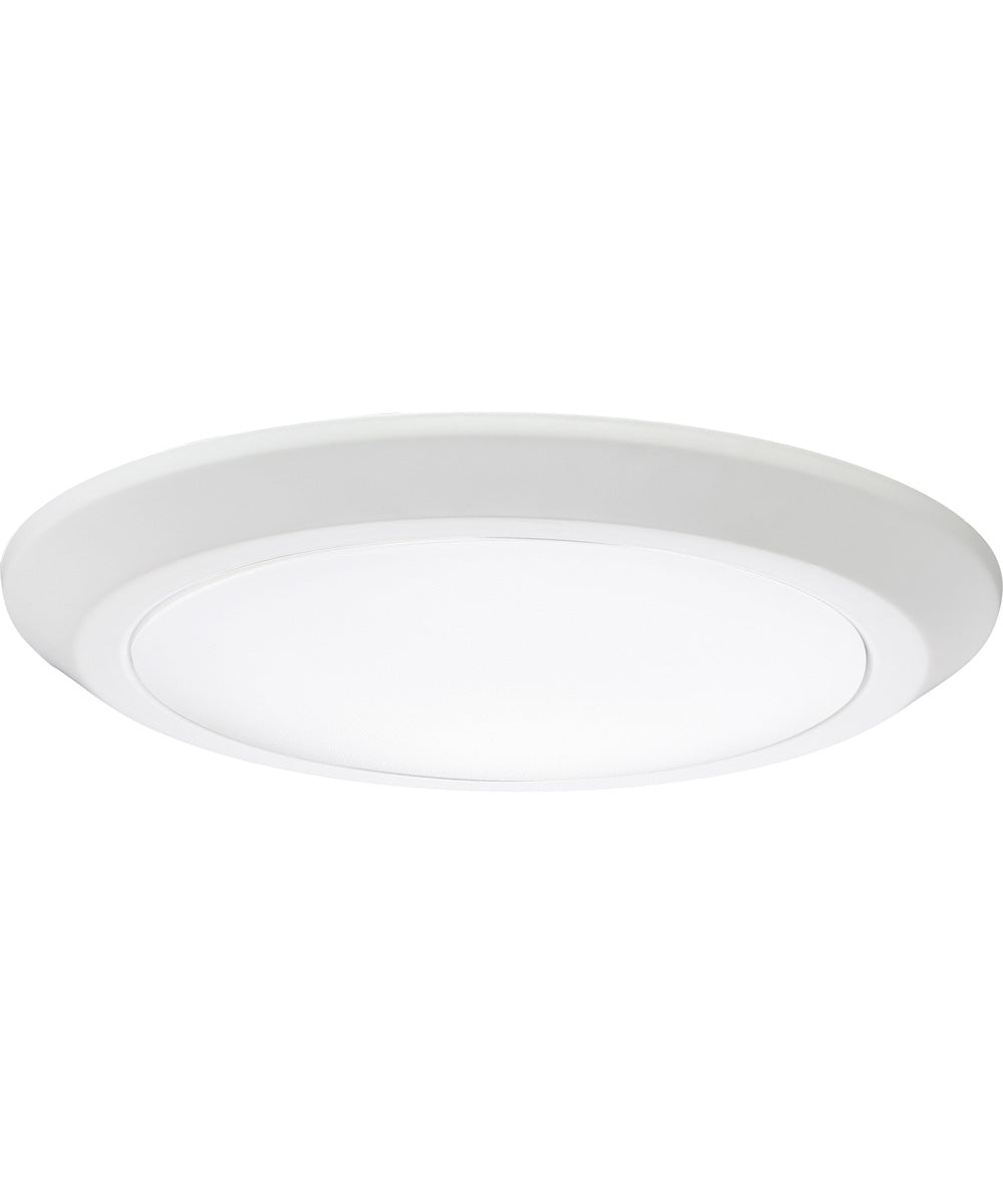 Verge  Flush Mount White Lustre