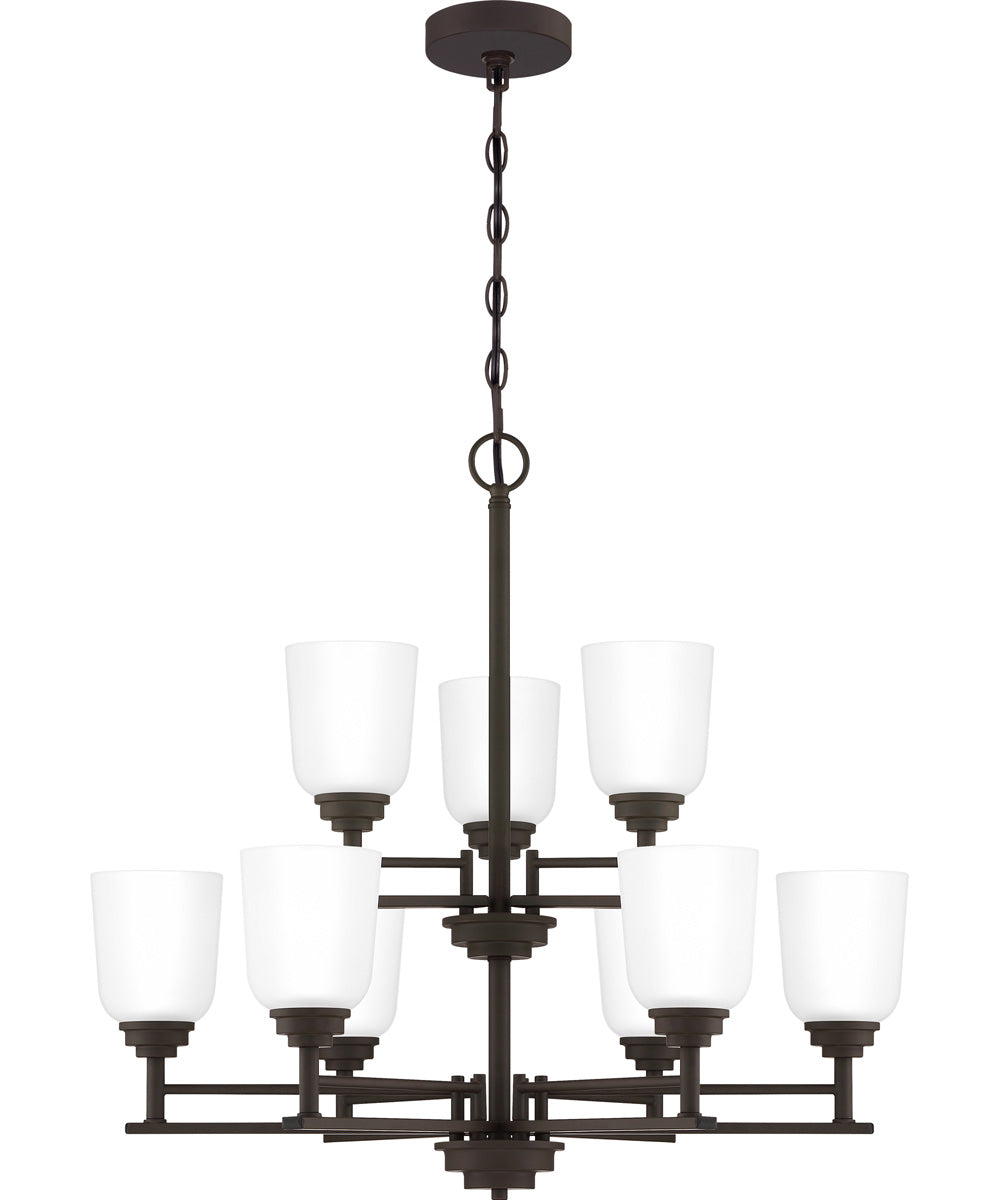 Foley 9-light Chandelier Old Bronze