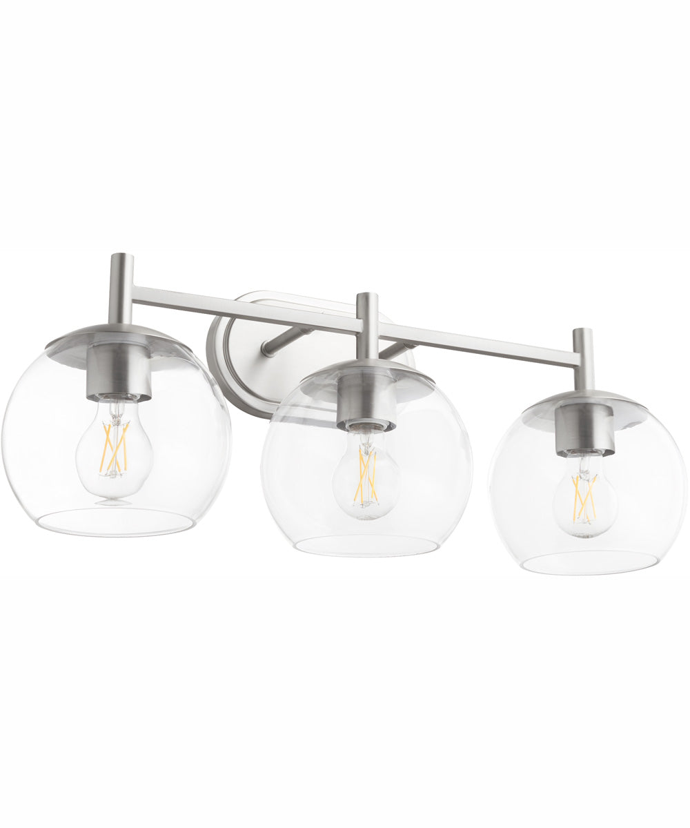 Lyon 3-light Bath Vanity Light Satin Nickel