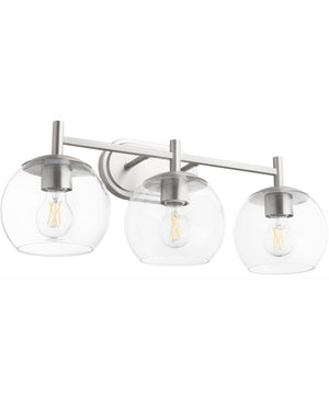 Lyon 3-light Bath Vanity Light Satin Nickel