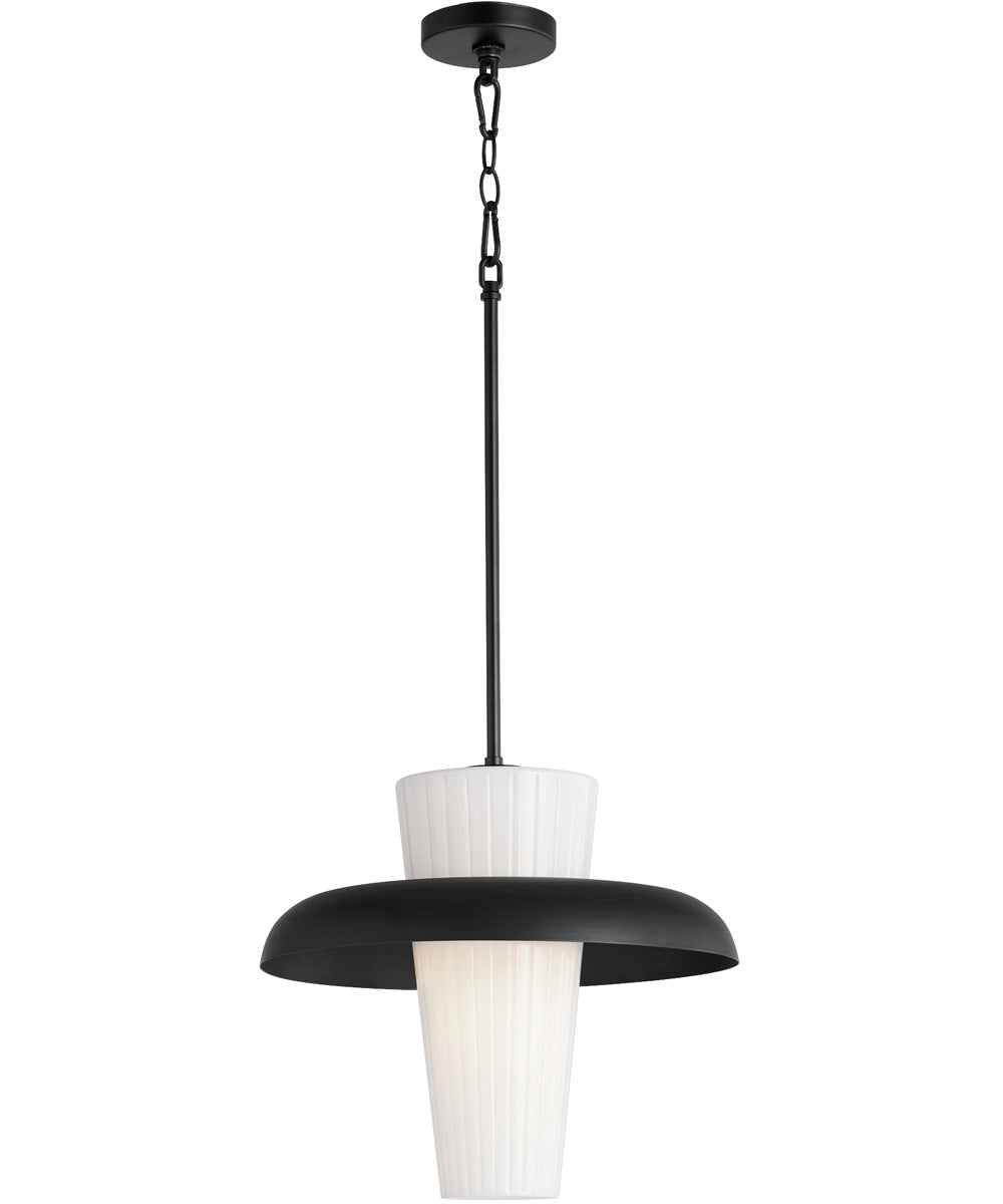 1-light Pendant Matte Black