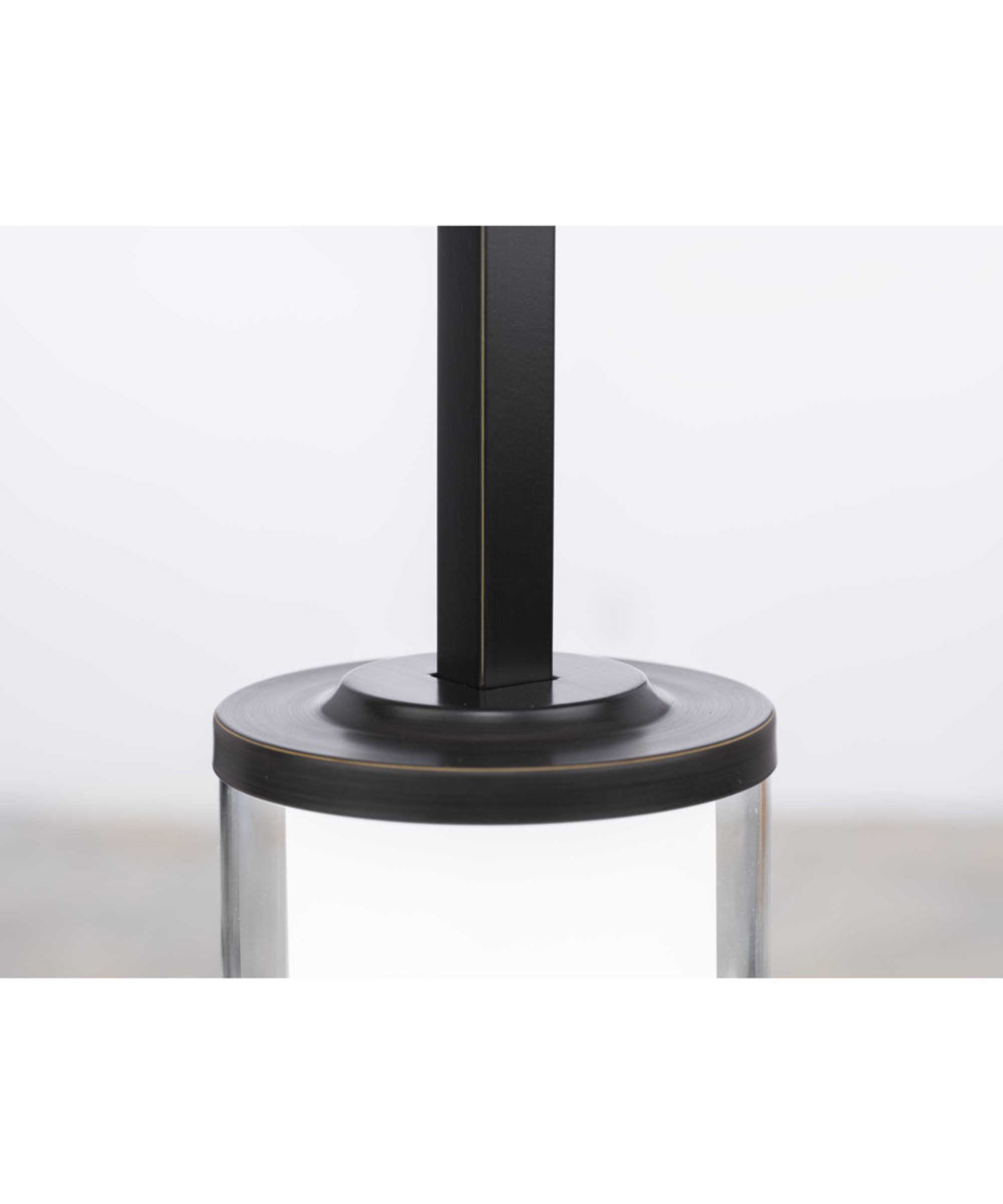 Mast 1-Light Clear Glass Coastal Mini-Pendant Light Antique Bronze