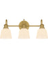 Hinton Large 3-light Bath Light Aged Brass
