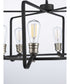 Foster 6-Light Farmhouse Chandelier Light Gilded Iron