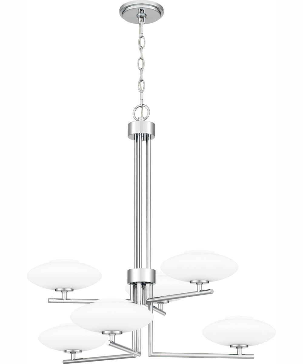 Quoizel Chandelier 6-light Chandelier Polished Chrome