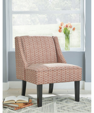 Janesley Accent Chair Orange/Cream