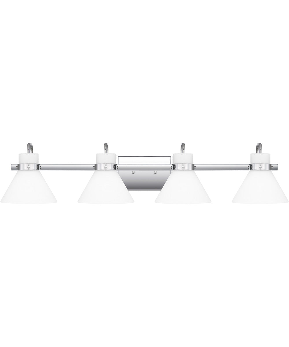 Regency Extra Large 4-light Bath Light Polished Chrome