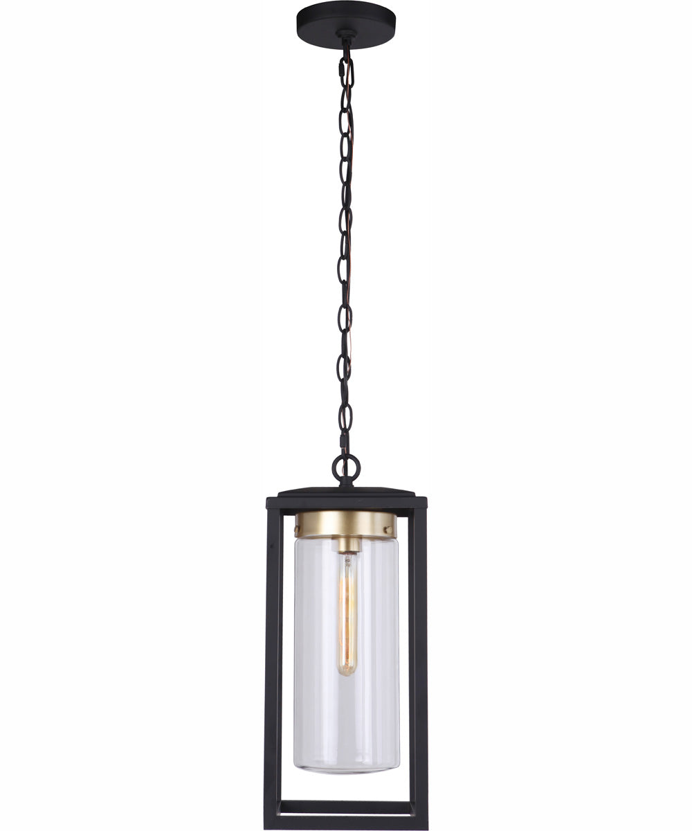 Neo 1-Light Pendant Midnight Satin Brass