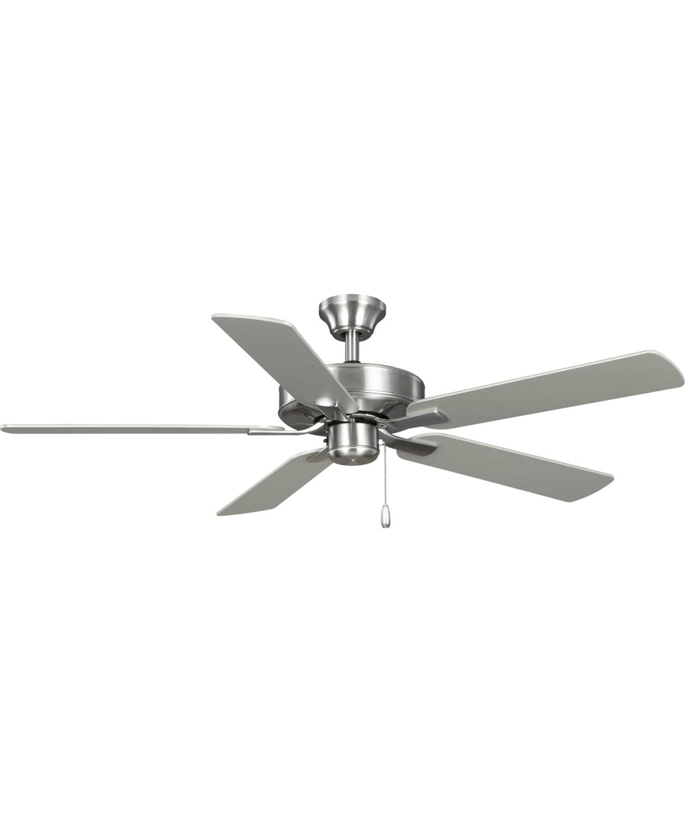 AirPro 52 in. 5-Blade Transitional Ceiling Fan Brushed Nickel