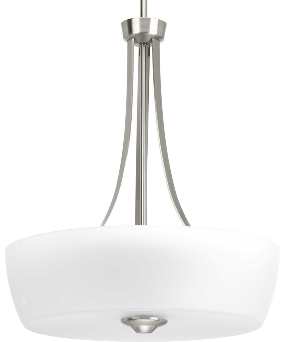 Leap 3-Light Inverted Pendant Brushed Nickel