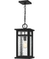 Moira Large 1-light Outdoor Pendant Light  Coastal Armour Steel Earth Black