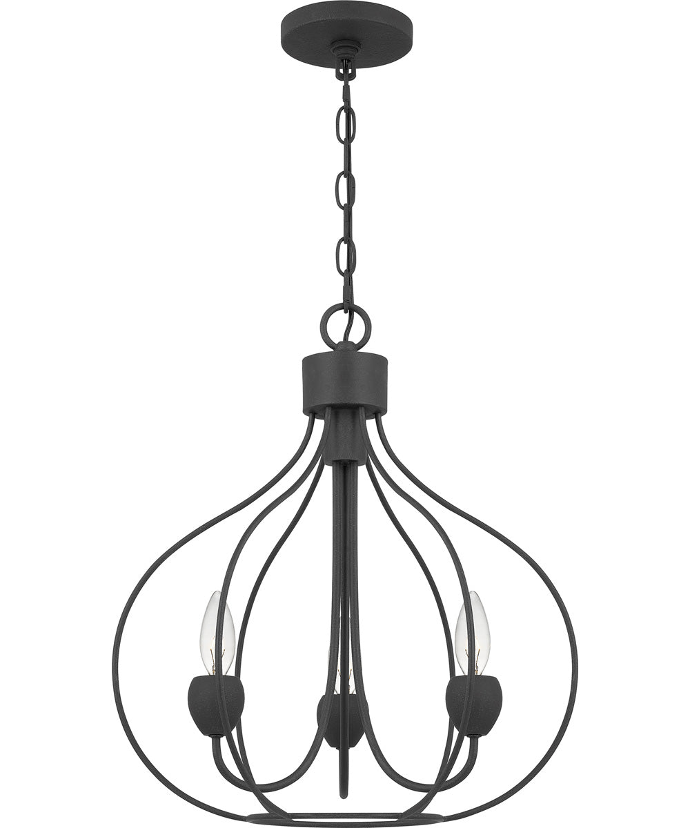 Walsh 3-light Pendant Grey Ash