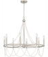 Brigitta 8-light Chandelier Brushed Nickel