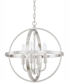Hartwell 4-Light Pendant Brushed Nickel