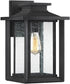 Wakefield Medium 1-light Outdoor Wall Light  Coastal Armour Earth Black