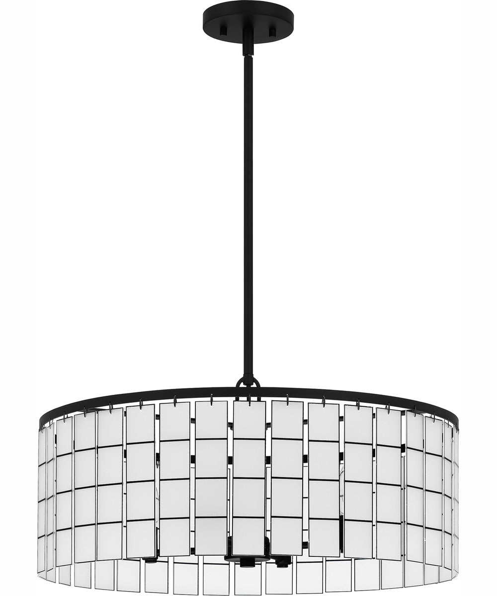 Seigler 4-light Pendant Matte Black