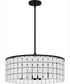 Seigler 4-light Pendant Matte Black