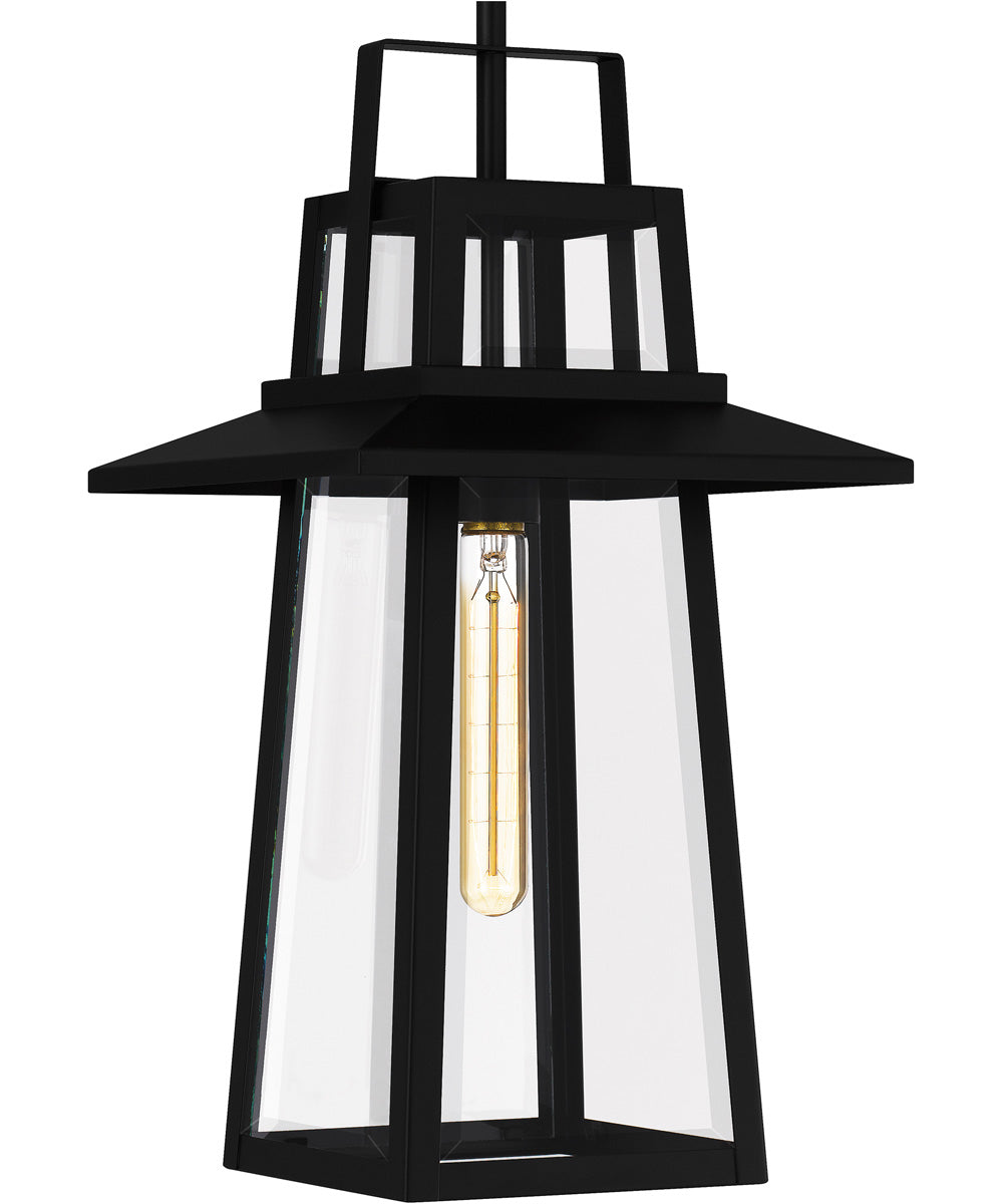 Devonport Large 1-light Outdoor Pendant Light Matte Black