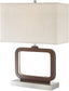 25"H Leonard 1-light Table Lamp Walnut